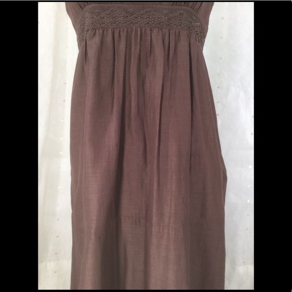 BCBG Small Brown Halter Maxi Sun Dress - Picture 8 of 13
